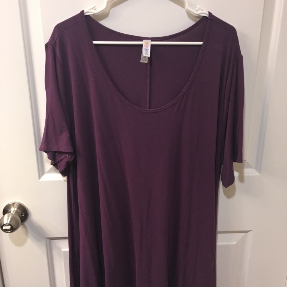 Deep purple Lularoe Perfect Tee 3xl